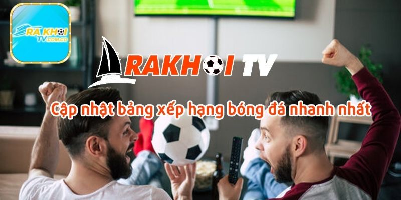 Trang Rakhoitv cập nhật bảng xếp hạng