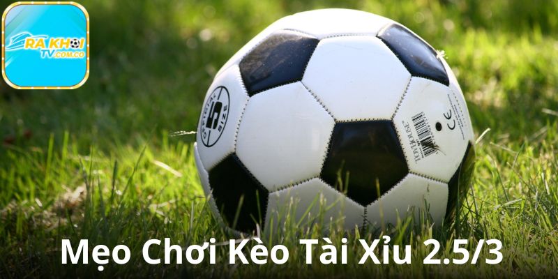 Tài Xỉu 2.5/3 Là Gì? Kinh Nghiệm Vào Tiền Kèo Cược Chuẩn 100% Thắng